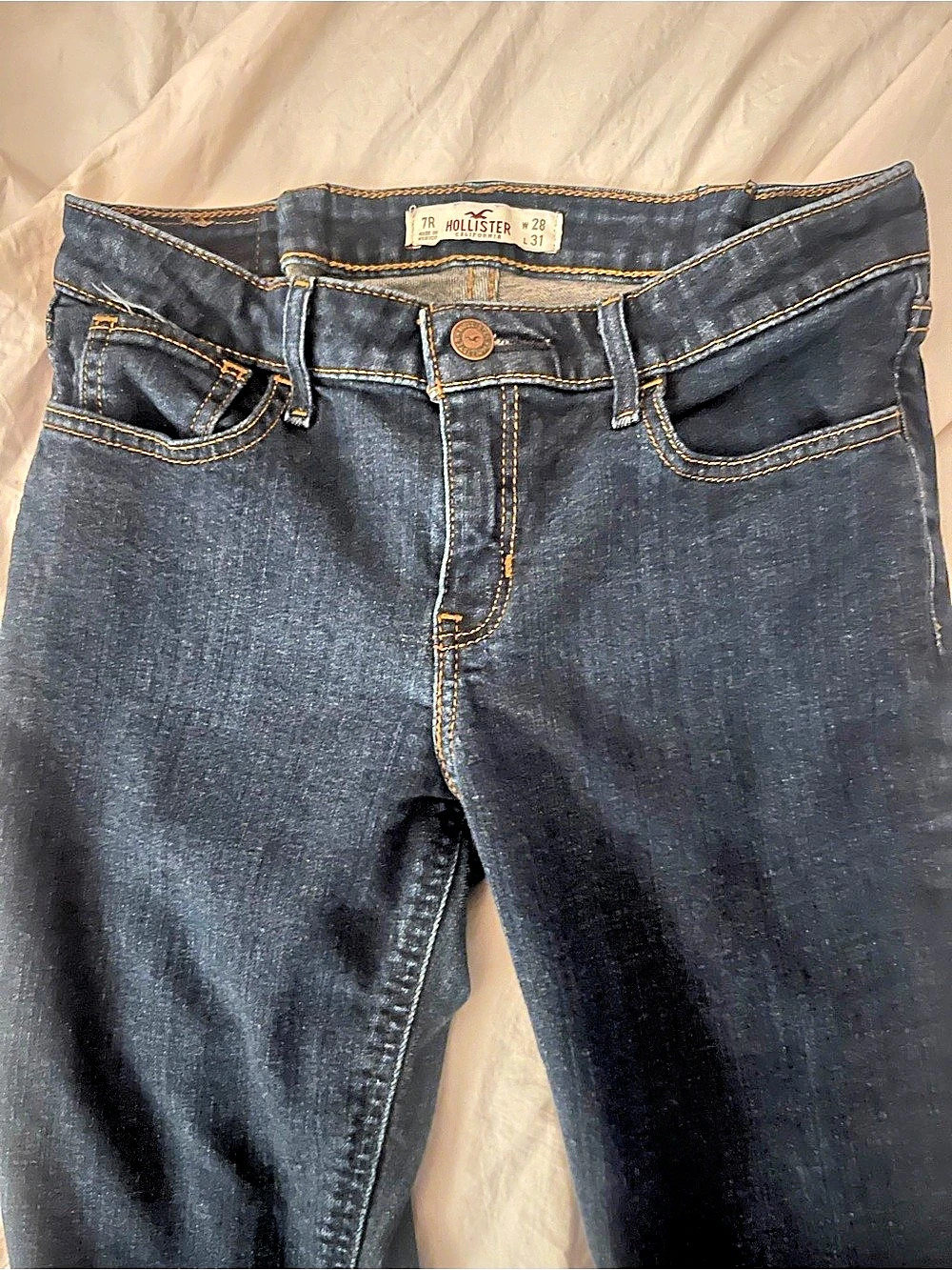 Hollister womens Slim Jeans Waist 28 in Blue